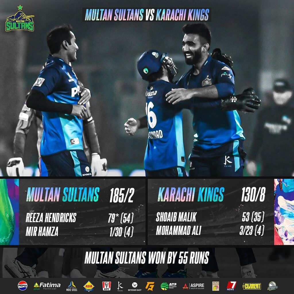 Multan sultans vs karachi kings complete review