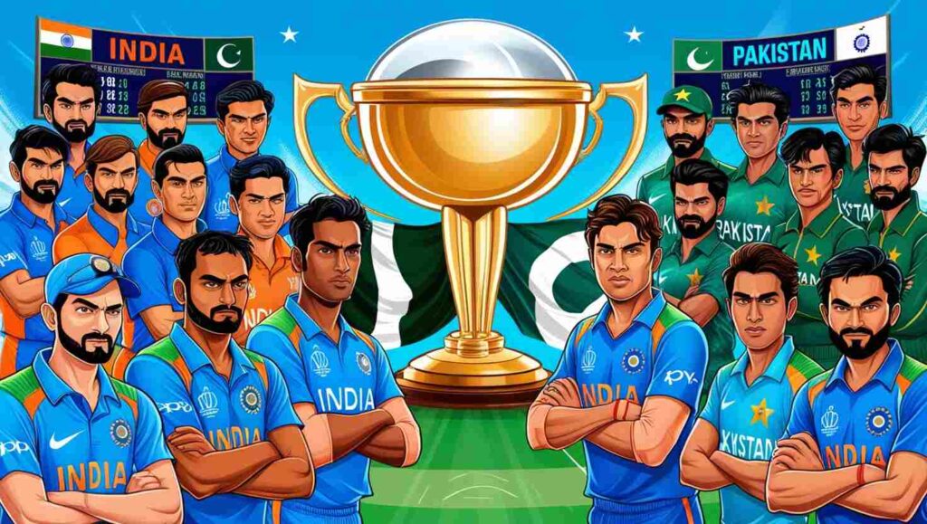 India national cricket team vs Pakistan national cricket team standings