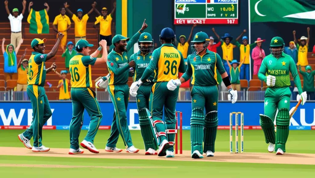 Zimbabwe national cricket team vs Pakistan national cricket team match scorecard