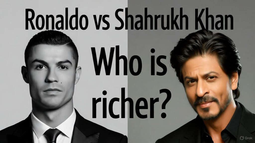 Who is Richer: Ronaldo or Shahrukh Khan?