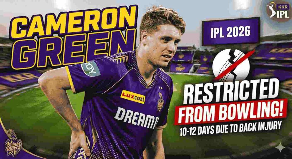Cameron Green Restricted from Bowling Due to Injury